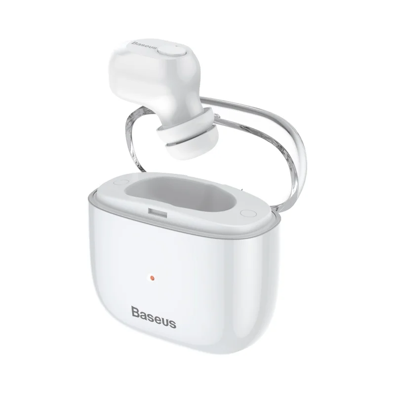 Baseus A03 Bluetooth наушники беспроводные наушники спортивные TWS Bluetooth 5,0 гарнитура с микрофоном для iPhone Xiaomi huawei наушники - Цвет: A03 White