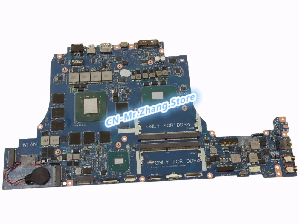 cheap SHELI FOR Dell Alienware 17 R4 Laptop Motherboard i7 6700HQ CPU VWNM2 0VWNM2 CN 0VWNM2 GTX 1070M GPU LA D751P DDR4
