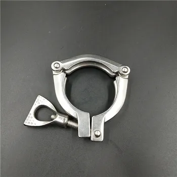 

Sanitary 2in. (64mm OD) ISO Tri Clamp Three Hinges Clamp HD SS304 Stainless Steel