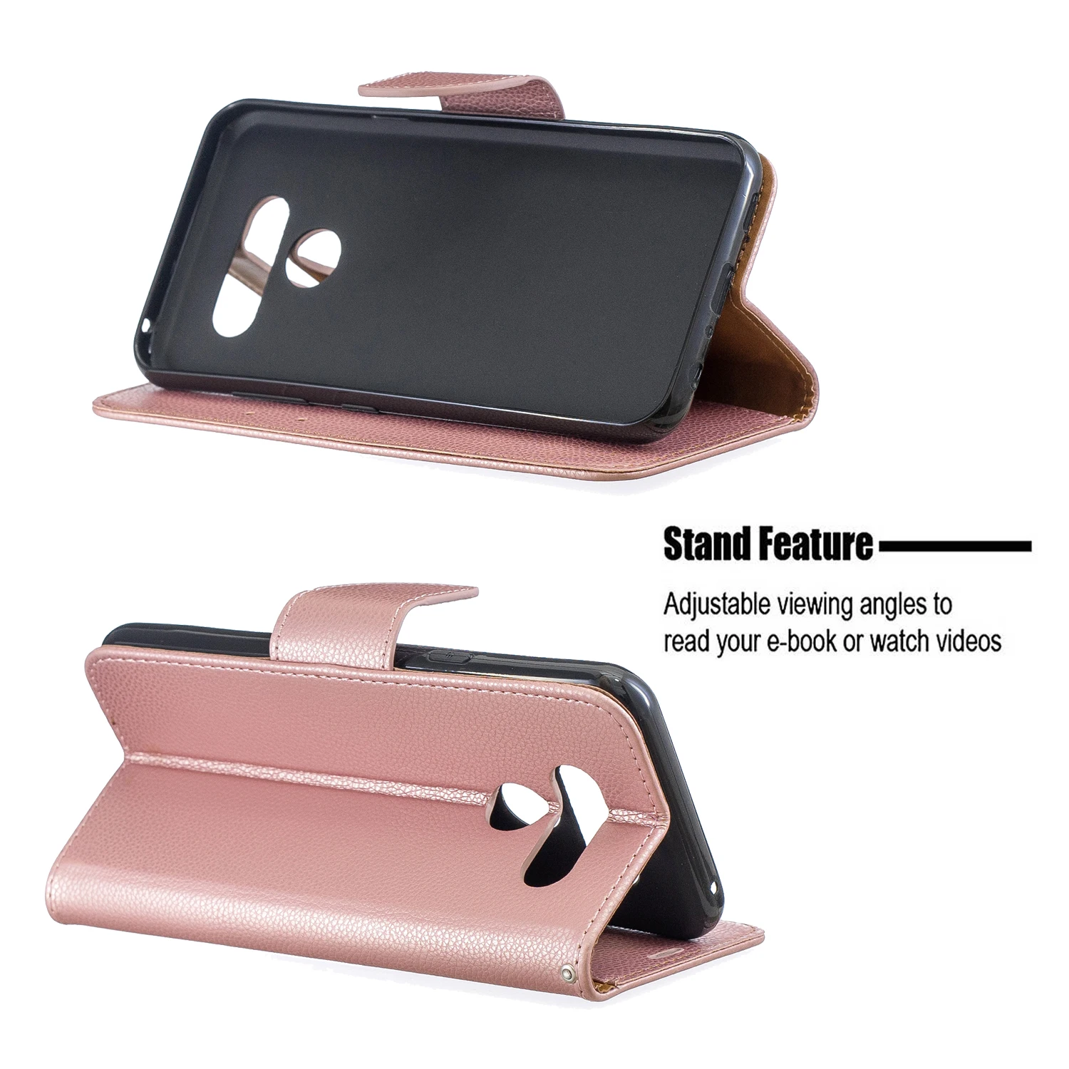 чехол K40 K50 Q60 Funda Phone Accessories Couples Simple Fashion Leather Flip Wallet Case For LG Stylo 5 K40 K50 Q60 Card Cover