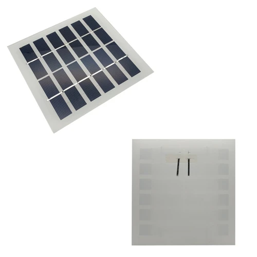 

1Pcs 6V 180mA Glass Laminated Polycrystalline Silicon Solar Cell, Solar Panel