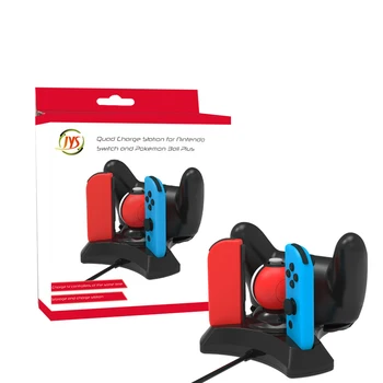 

for Nintend Switch 4 in 1 Charging Dock Station Charger Holder for Nintend Joy-con Pokeball Plus NS Switch Pro Handle Controller