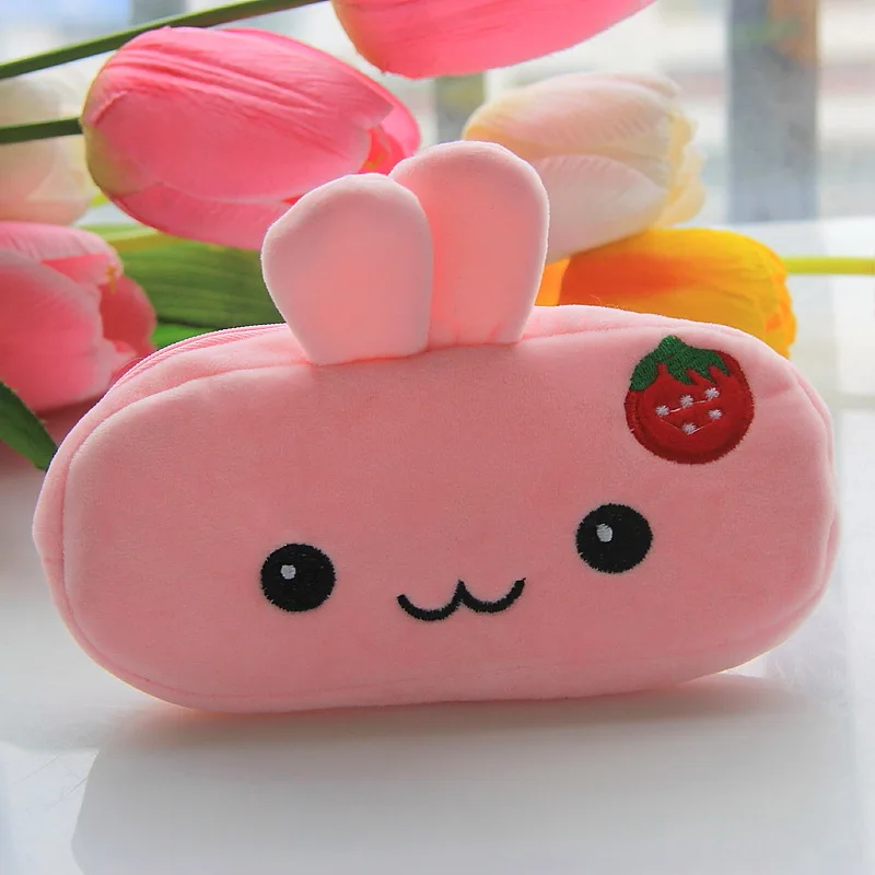 Plush Cartoon Cute Animal Colorful Funny Toy Bag Plush Cover Coin Bag Purse Design Keychain Children Boy Girl Gift Free Shipping - Цвет: 1