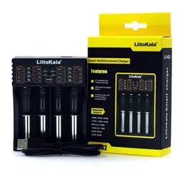 Новый liitokala lii-402 18650 зарядное устройство 1.2 В 3.7 В 3.2 В 3.85 В AA/AAA 26650 10440 14500 16340 25500 NiMH литиевая батарея смарт-зарядное устройство