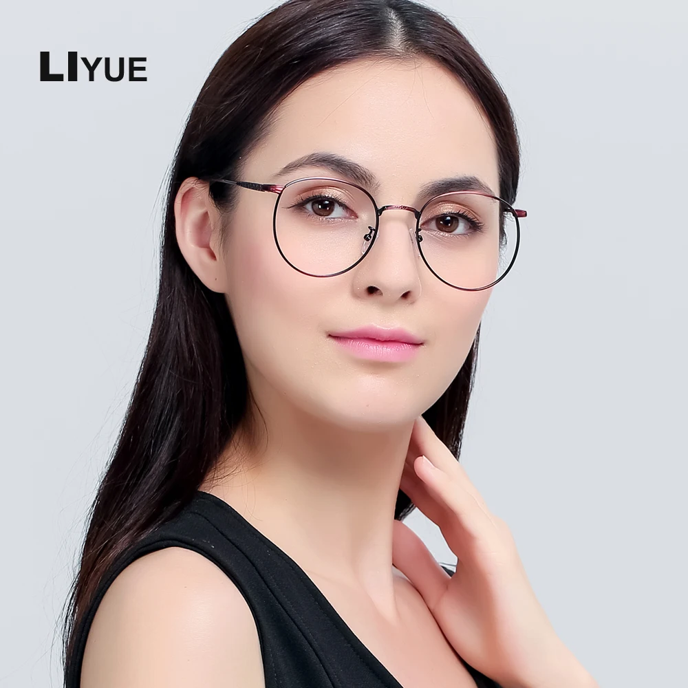 LIYUE Retro eyewear frame women optical eyeglasses ...