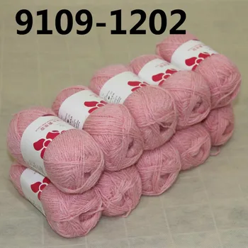 

SALE 10 BallsX50g 4ply Mohair Ribbing Wool Hand Yarn Knitting Soft 9109-1202