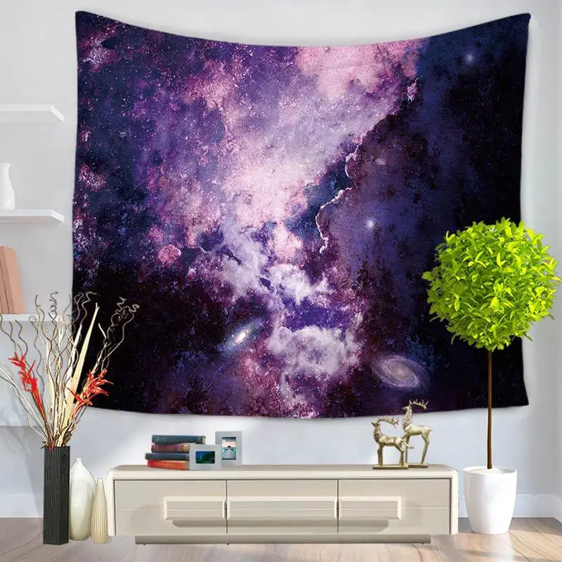 Galaxy Starry Sky Tapestry Universe 3D Printing Wall Hanging Tapestries