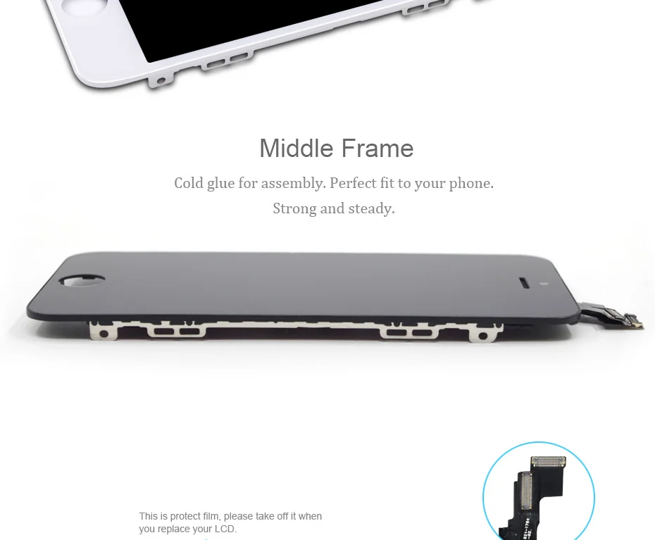 HORUG AAAA Quality Screen LCD For iPhone 5 5C 5S Screen Display Assembly Replacement LCD 5 5C 5S Digitizer Touch Screen LCDS (6)
