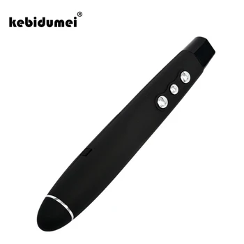 

Portable USB Wireless Powerpoint Presentation RF Remote Controller PPT Presenter Red Laser Pointer Pen for Desktop Laptop