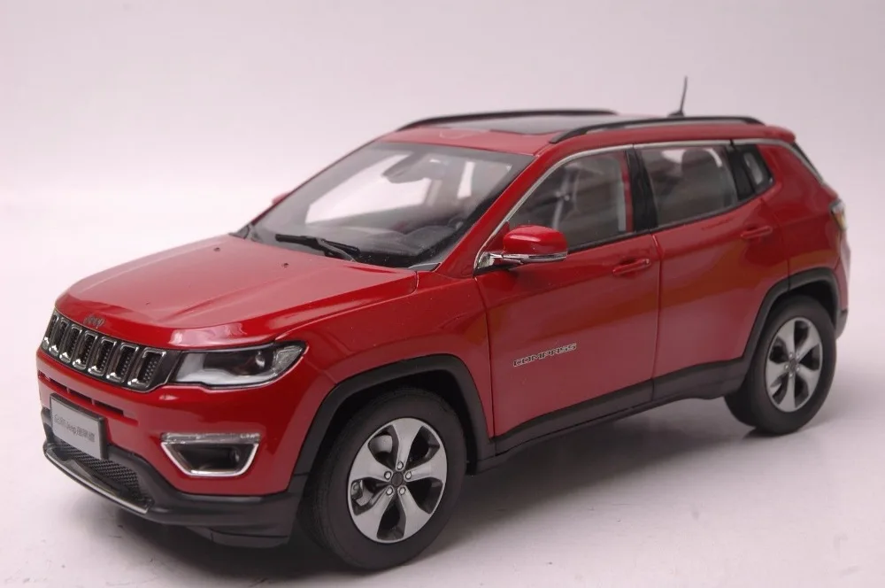 Details about   1/18 Scale Jeep Compass SUV 2017 Red Diecast Car Model Toy Collection Gift NIB 
