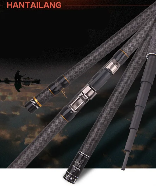 Best price at $285 Cheap Free shipping durable popular 1 pcs/Lot 3.6/4.5/5.4/6.3/7.2 m carbon stream fishing rod lake/pond fishing pole