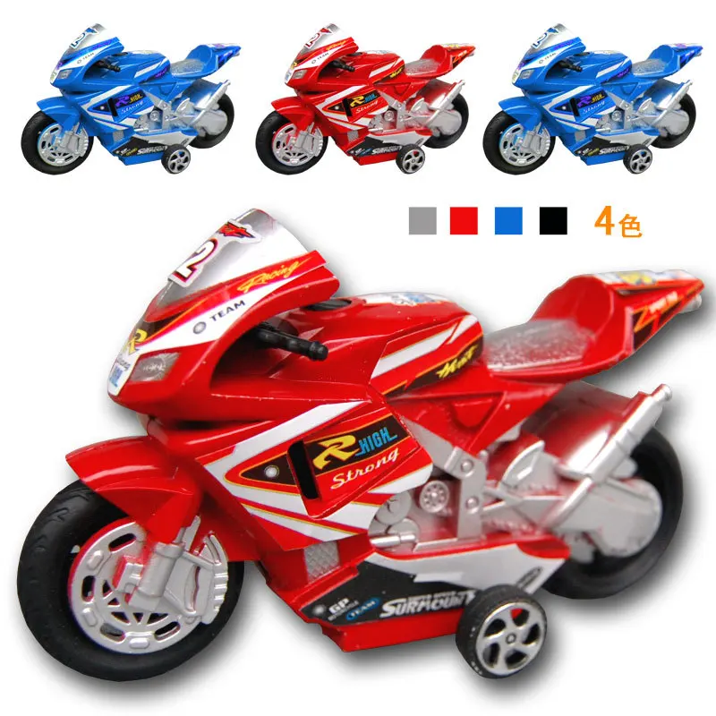 132 Children Q vertion mini pull back motorcycles boy toys plastic