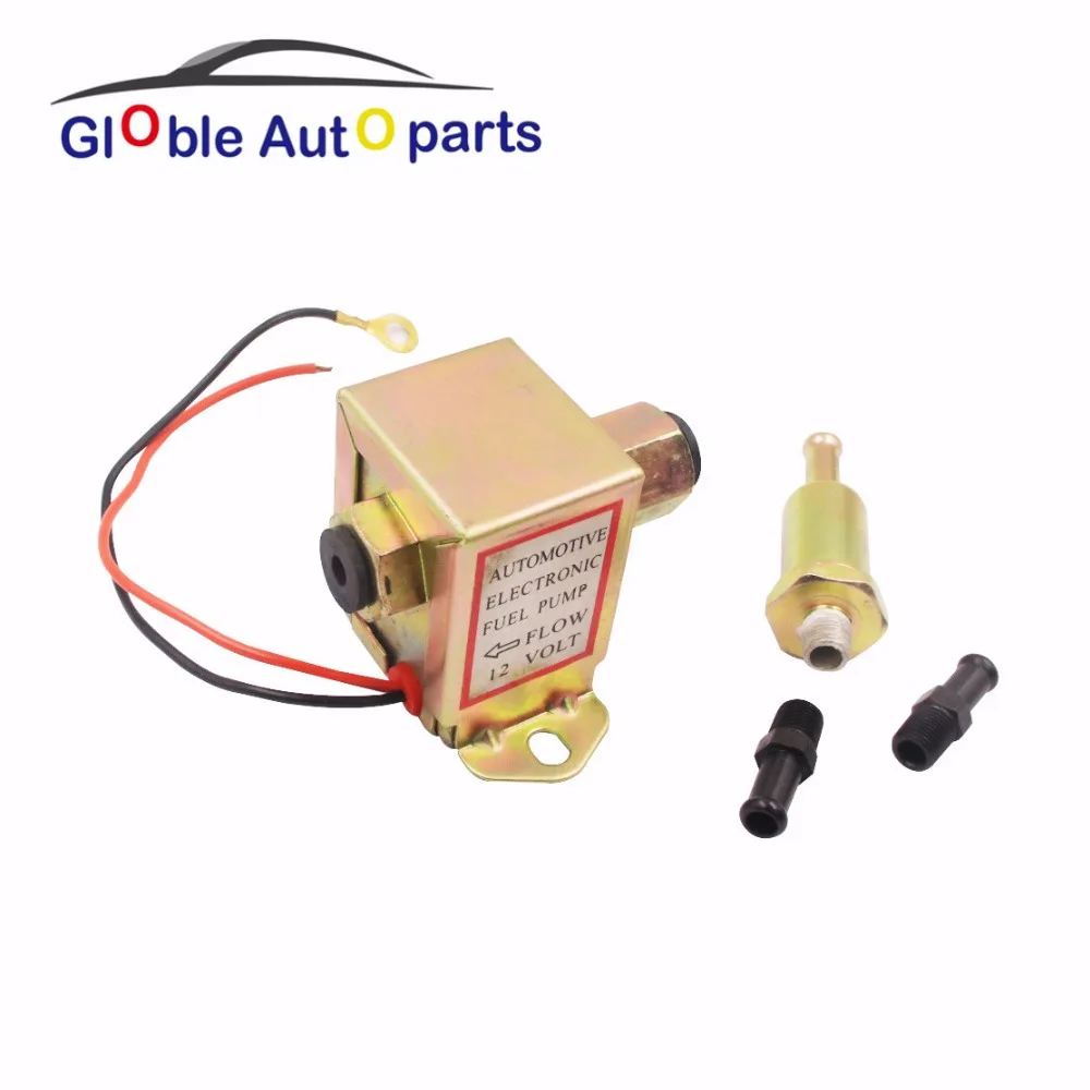 12V Diesel Electric Fuel Pump For Ford Carburetor Facet Red Top Square