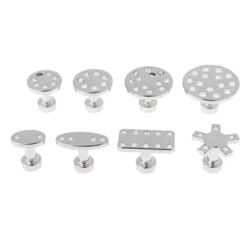 

8 Pcs Aluminum Glue Pulling Puller Tabs For Car Body Paintless Dent Repair