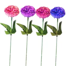 Портативный Гвоздика формованное мыло украшение цветок гвоздики лепестки мыло для ванны эфирное масло Гвоздика мыло подарок на день Святого Валентина