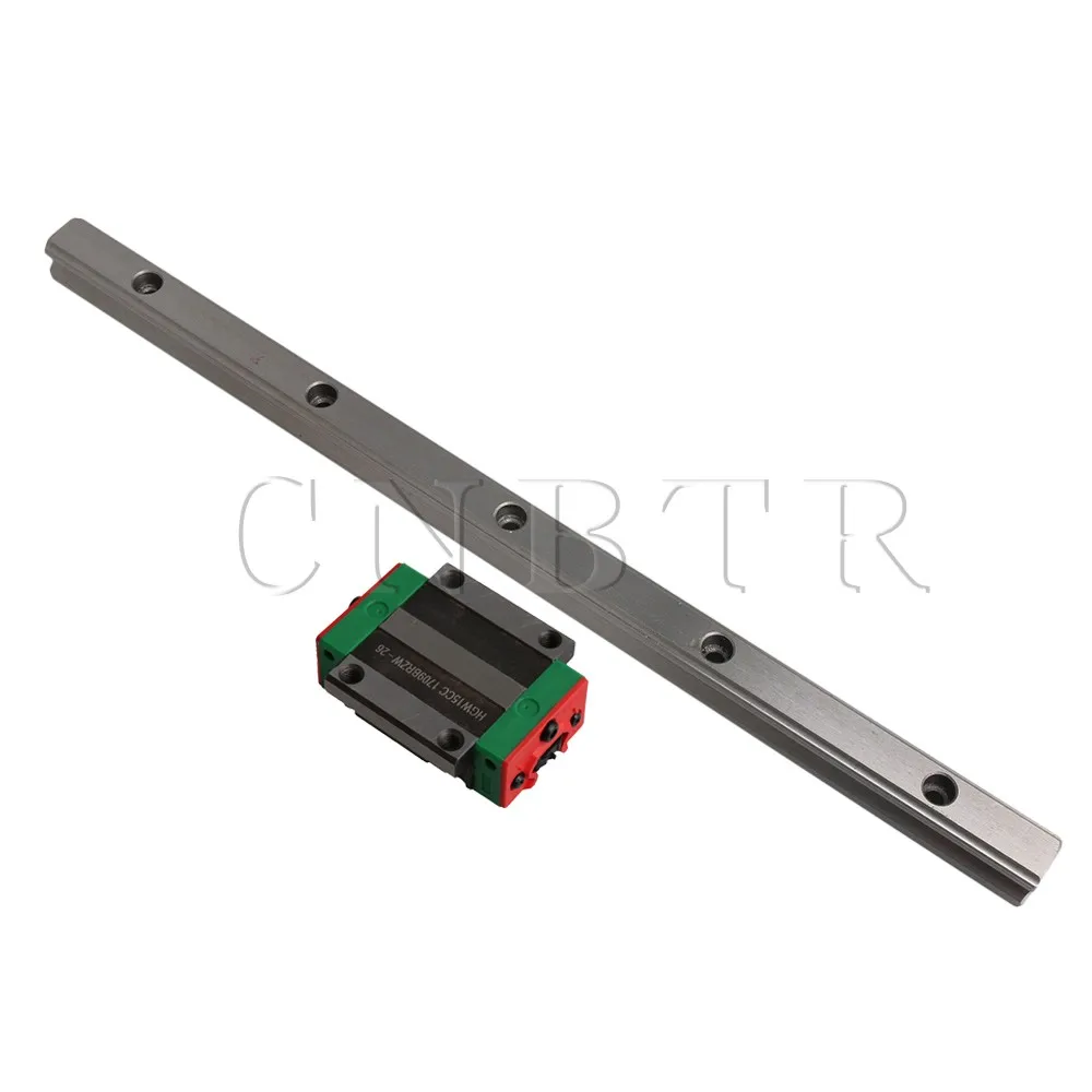 

CNBTR 300mm Length HG15 Linear Rail Guide with 47mm Width HGW15CC Carriage Block for 3D Printer and Linear Motion