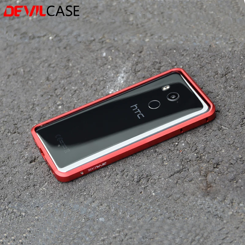 DEVILCASE для htc U11+ металлический бампер рамка ультра тонкие защитные чехлы CNC вырез для htc U11 Plus 6 дюймов