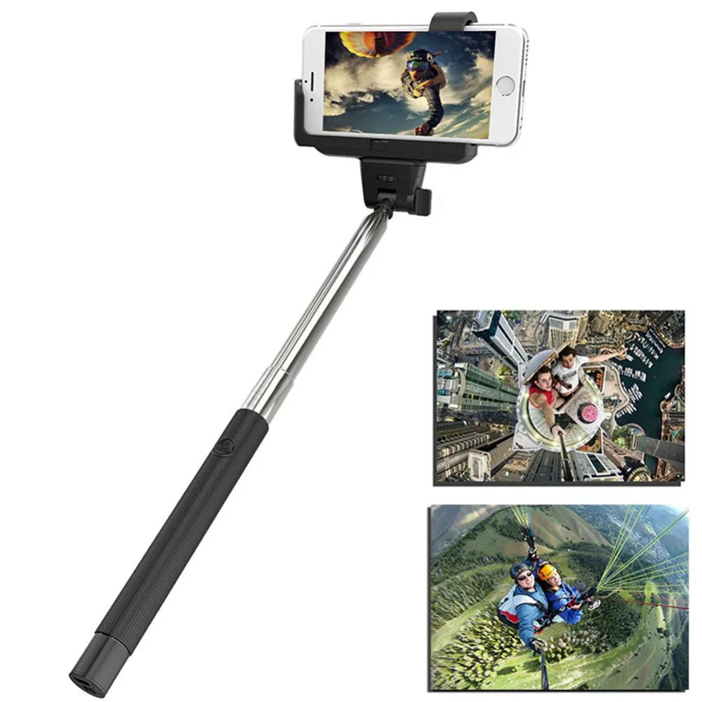 Bluetooth Extendable Self Selfie Handheld Stick Monopod Travelling Portable Frames Adjustable