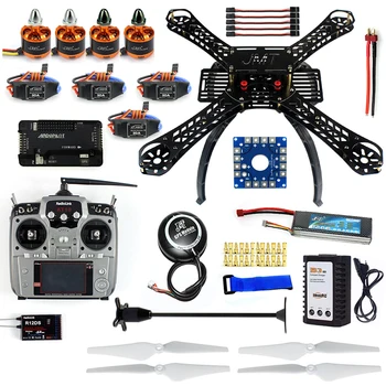 

Full Set DIY RC Drone X4M380L 380mm Frame Kit with APM2.8 Flight Control GPS AT10 TX Transimitter for DIY Quadrocopter