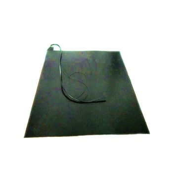 

600*600*1.5mm 220v 1200w Black Silicone heat bed for 3d printer 100k thermistor 1000mm lead wire with patch out from corner