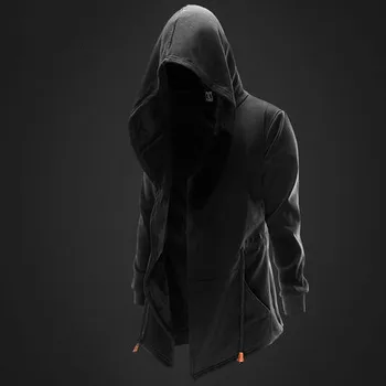 

Winter Autumn Casual Men Fleece Jacket Coat Long Sleeve Men Trench Cotton Homme Fashion Black Open Stitch Coat Outerwear