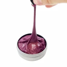 Грязь на руках шпатлевка слизь масса для лепки Магнитная Резина грязь, пластилин с магнитом фиолетовый