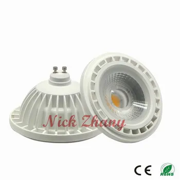 

High Power 15W COB LED Bulb Light AR111 QR111 G53 GU10 ES111 15W LED Spot Light AC85-265V / DC12V Free shipping