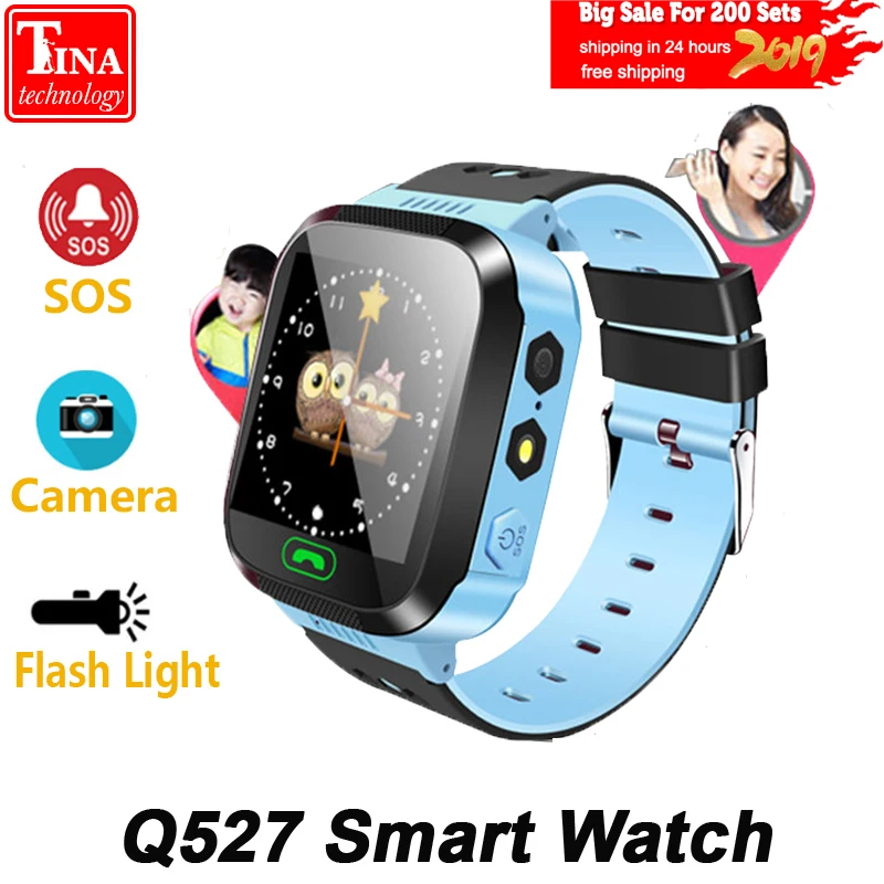 100% Original Q527 Child Baby Smart Watch Touch Screen