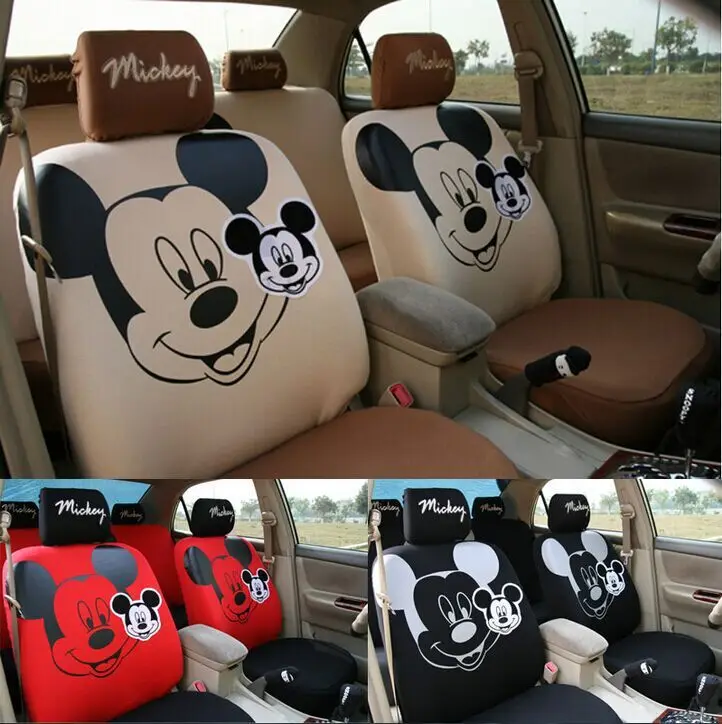 3 colours typ Black red brown Cotton Mickey &amp; Minnie mouse
