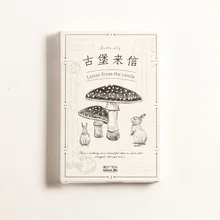 30 листов/партия письмо от Почтовая открытка "замок"/поздравительная открытка/рождественские и новогодние подарки