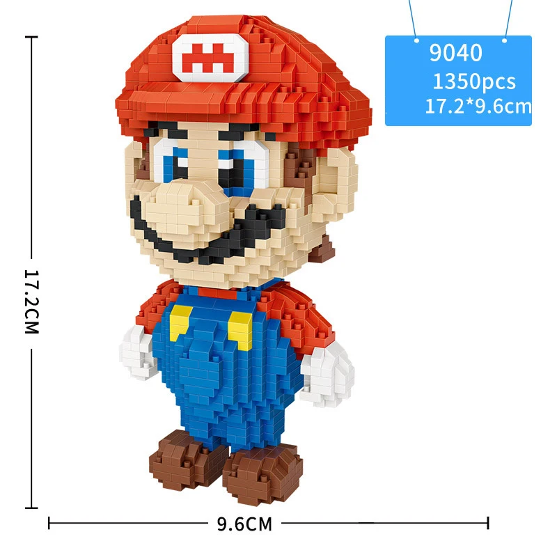 

Loz creators mini diamond micro building block Nintendos game Super Mario Bros nanoblock bricks model toys for children gifts
