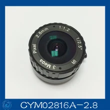 3MP. cctv camera lens 2.8mm Fixed Iris lens, 1/2.5″ cs mount F1.2 for Security Camera, Free shipping