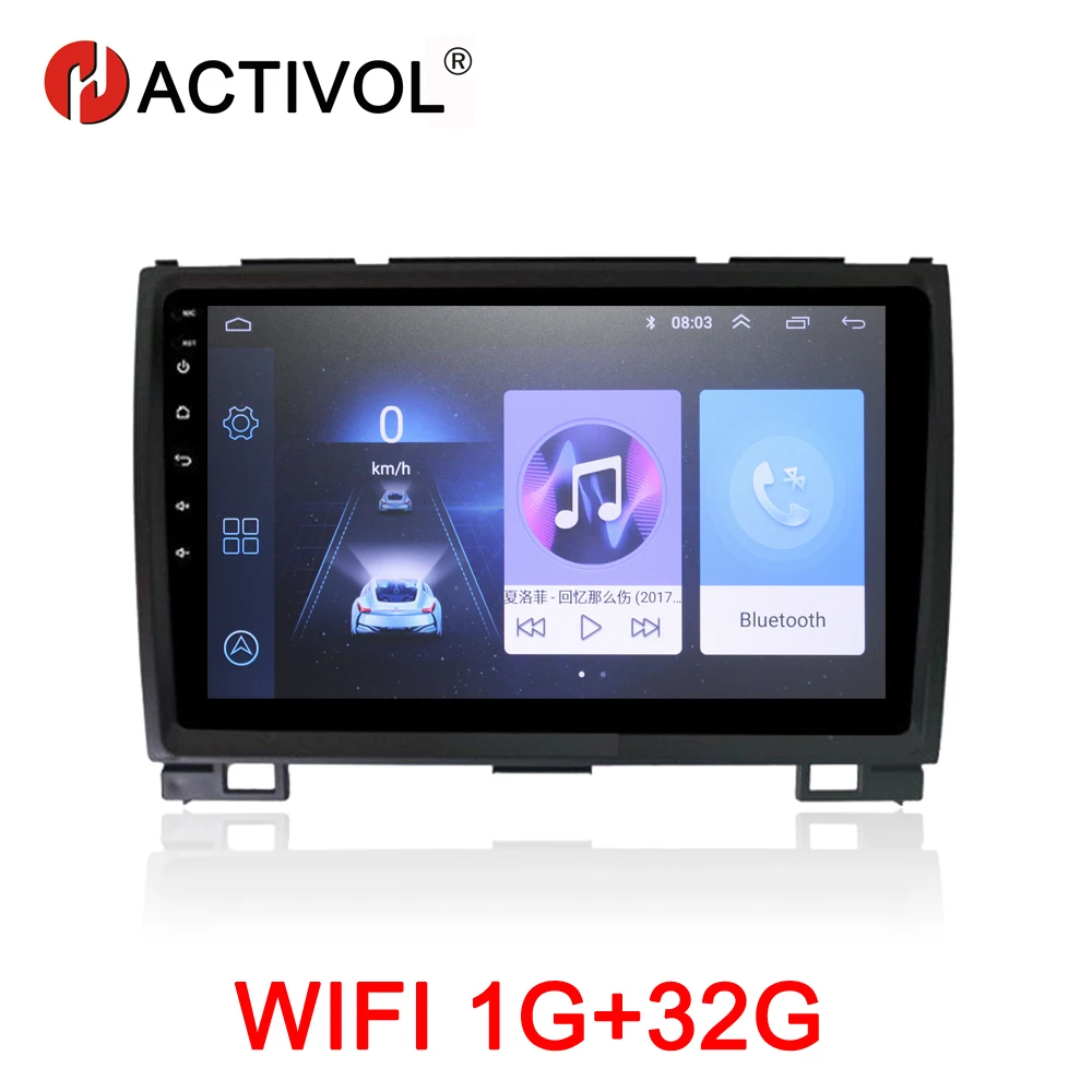 HACTIVOL 2G+ 3 2G Android 8,1 Автомобильная магнитола для Greatwall Hover Haval H3 H5 2009-2012 dvd-плеер автомобиля аксессуары 4G плеер - Цвет: Wifi 1G 32G