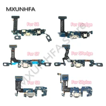 USB зарядное устройство док-станция порт разъем гибкий кабель для samsung Galaxy S6 S7 edge S8 S9 plus G920F G925F G930F G935F G950F G955F