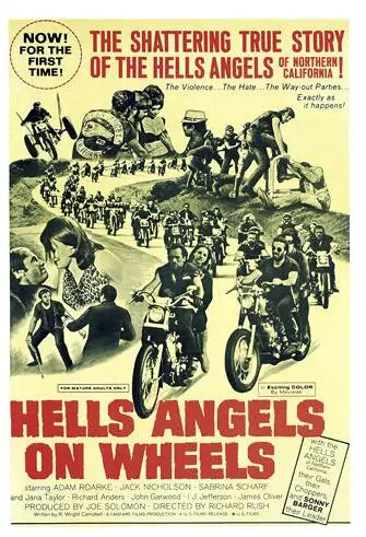 HELLS ANGELS ON WHEELS movie SILK POSTER Decorative painting 24x36inch