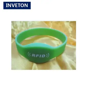 

40cm Wristband tag passive adjustable waterproof silicon anti shock uhf rfid tag alien h3 860-960mhz for swimming racing system