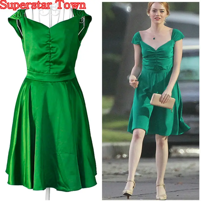 Summer Dresses Party Vestido La La Land Dress Green Women Party ...