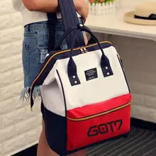 Дважды Monstax рюкзак сумка EXO милая сумка GOT7 Bookbag Студенческая обратно в школу