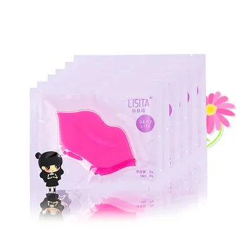 

LISITA 50pcs Collagen Crystal lip mask lips plump personal care hydrating whitening wrinkles for a smacker free shipping