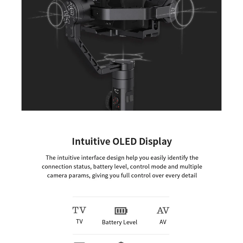 Zhiyun официальный кран 2 3-Axis Камера стабилизатор для всех моделей беззеркальная камера DSLR Canon 5D2/3/4 с сервоприводом для непрерывного изменения фокусировки камеры