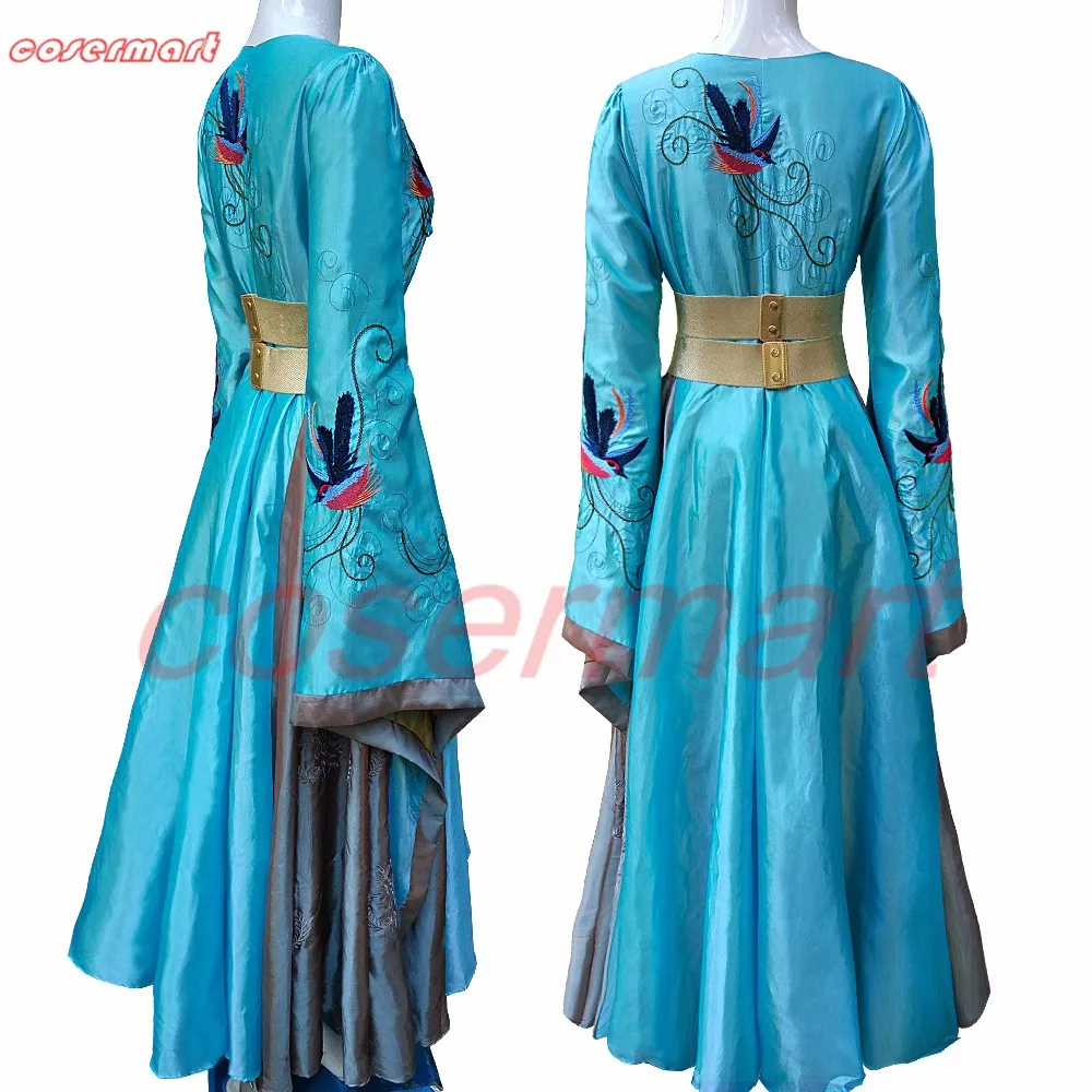 Custom Made Game of Thrones Queen Cersei Lannister Green Exclusive Dress Costume Adult Women Dance Party Cosplay Costume (4)