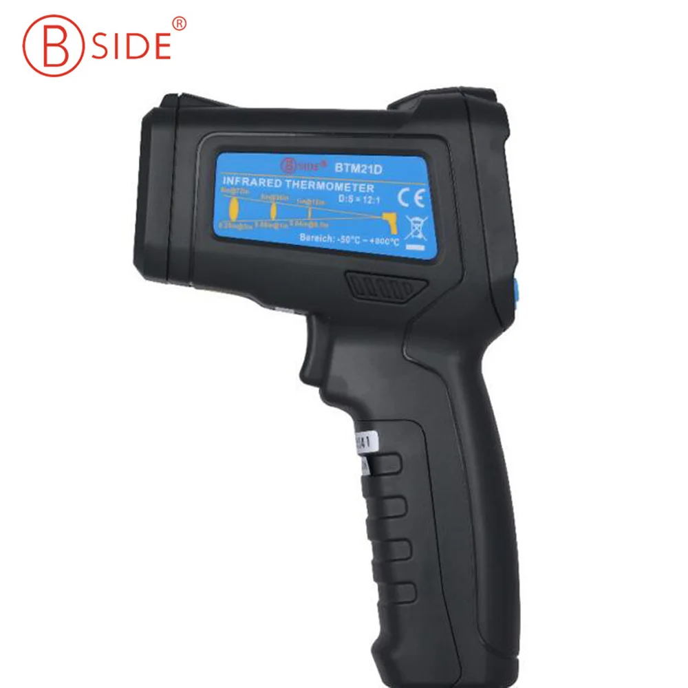 

BSIDE BTM21D Digital Non-contact IR Laser Thermometer K-Type -50-800 Degree