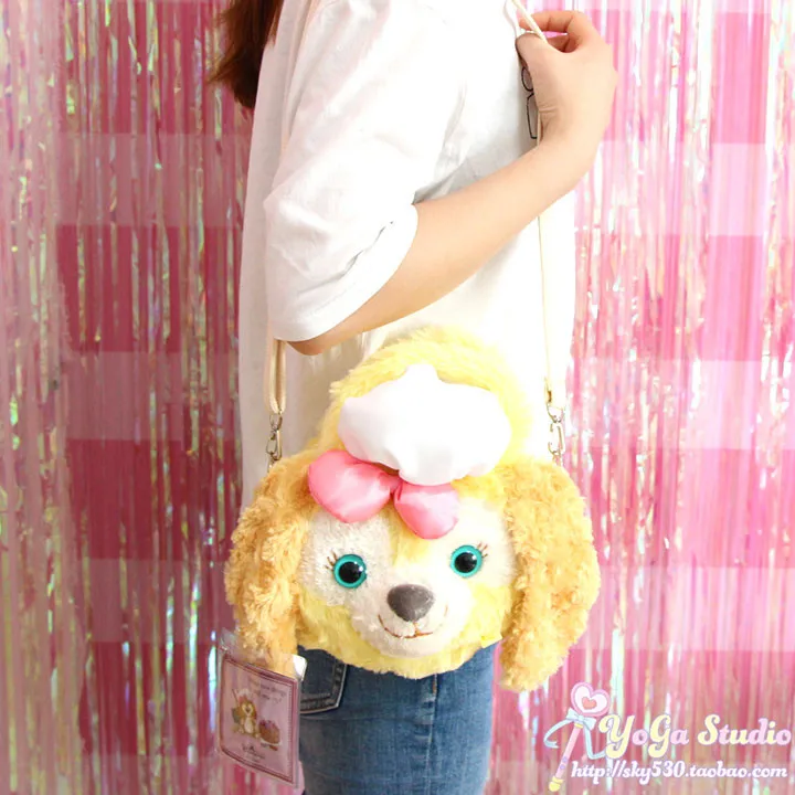 Мультяшный плюшевый рюкзак Duffy Bear Friends Cookie Chef Dog милая мягкая сумка через плечо для
