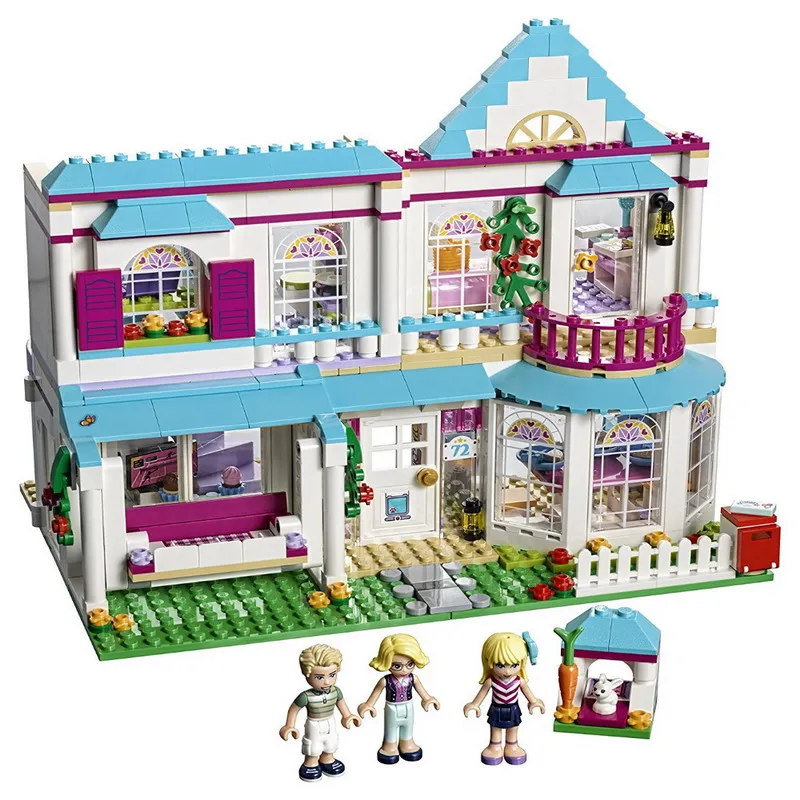 01014 LEPIN Friends Series Stephanie's House Model Building Blocks Enlighten DIY Figure Toys For Children Compatible Legoe 01014 LEPIN Friends Series Stephanie's House Model Building Blocks Enlighten DIY Figure Toys For Children Compatible Legoe