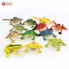 Wiben 12pcs/lot Frogs Model Action & Toy Figures Learning Education toys for Children Gift