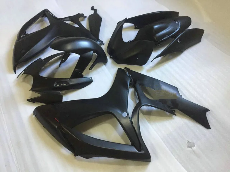 Мотоцикл обтекатель комплект для SUZUKI GSXR600 750 K6 06 07 GSXR 600 GSXR750 2006 2007 ABS матовые черные обтекатели комплект+ подарки SB32