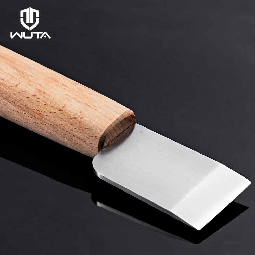 Comprar WUTA cuchillo de corte profesional de cuero para manualidades, cuchillo para afilar, herramienta para esquiar, hoja de acero de alta velocidad, mano derecha izquierda