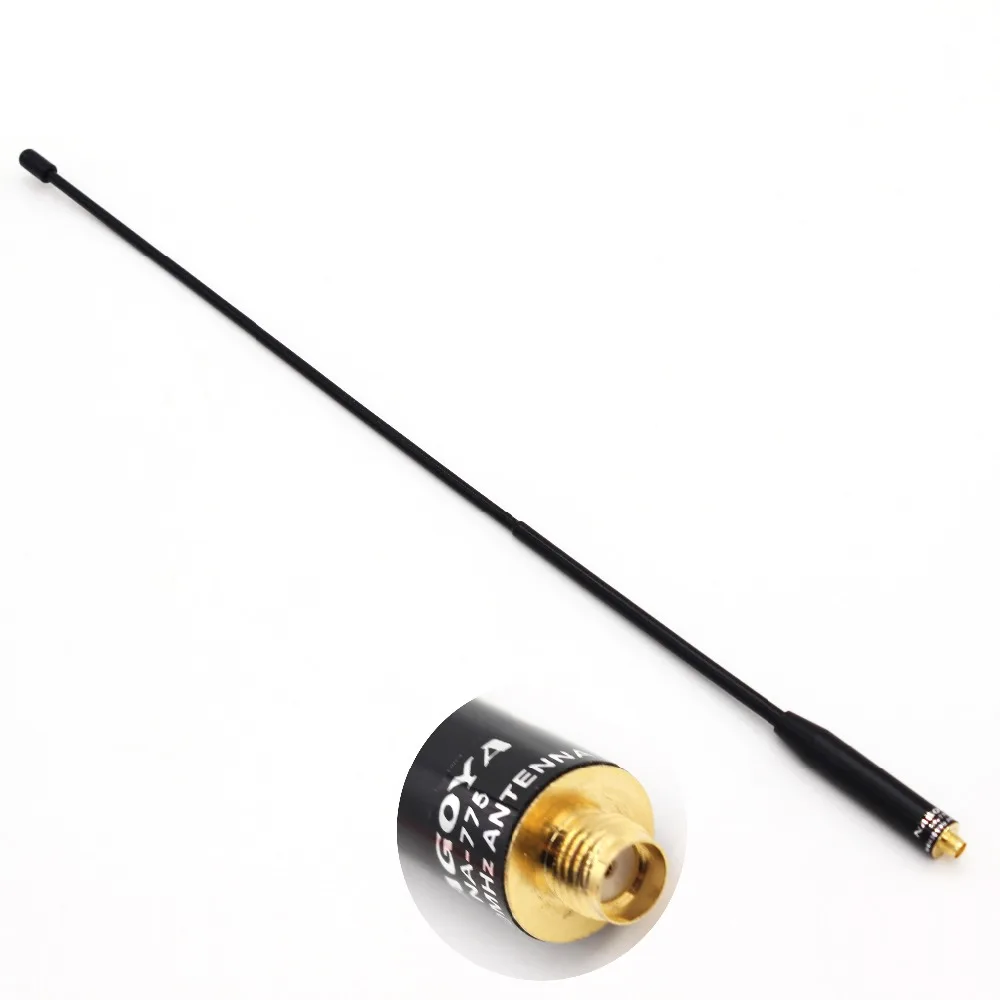 100% оригинал nagoo NA-775 SMA-Female 144/430 МГц двухдиапазонная антенна для Kenwood HYT BAOFENG UV-5R PUXING