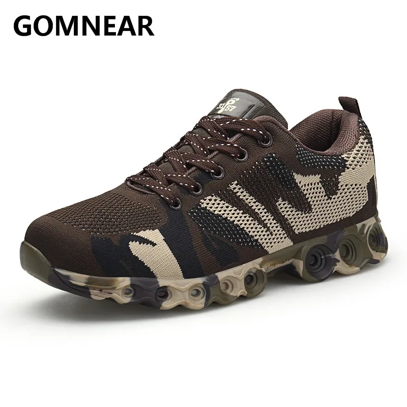 

GOMNEAR New Autumn Hiking Shoes For Man Outdoor Sneakers Male Trekking Walking Sports Shoe Men Breathable Free Shipping Boots