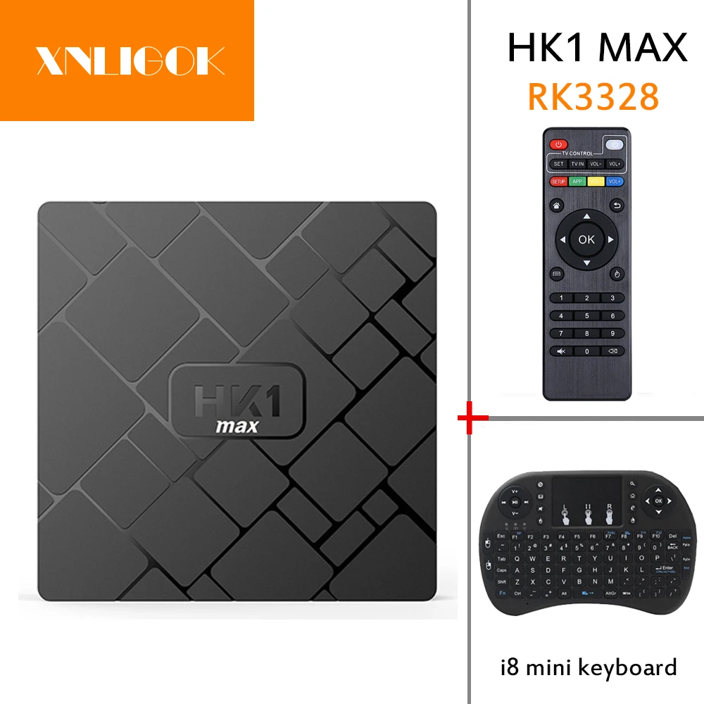 

2018 Factory Outlet Andriod 8.1 System HK1 MAX 4+32g rk3328 Chip 4k Network Player Android Set Top Box